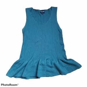Authentic Giorgio Armani Blouse Sleeveless Sweater Tank Green Size 44 Medium
